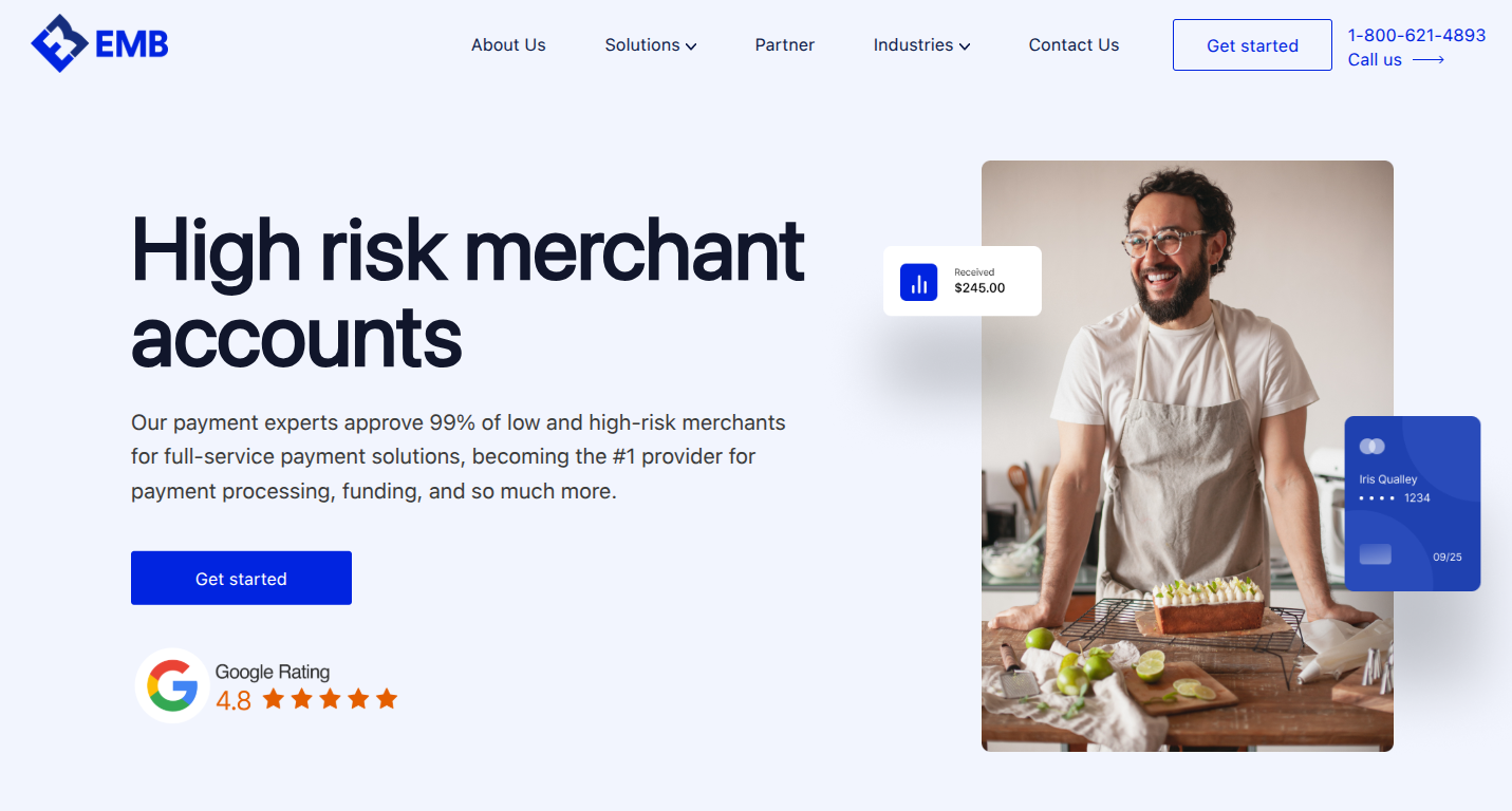 Cервис приема платежей eMerchantBroker.com: комиссии и отзывы пользователей