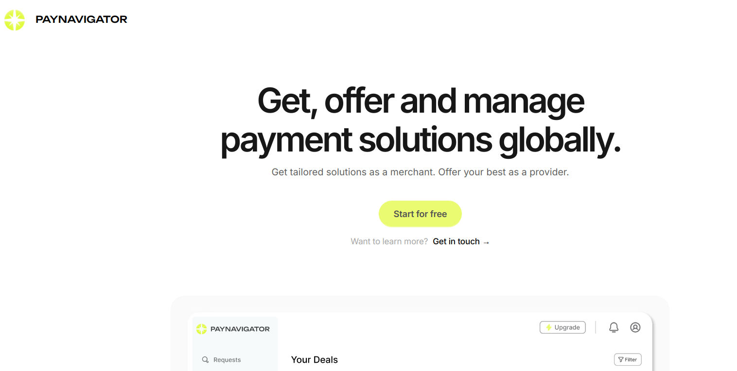 Сервис Paynavigator.io: первый маркетплейс для платежных решений